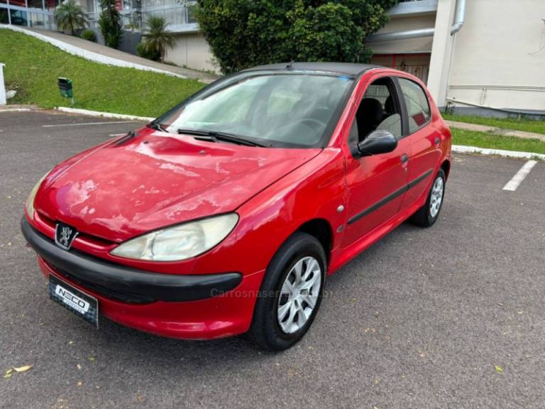 PEUGEOT - 206 - 2003/2003 - Vermelha - R$ 6.950,00